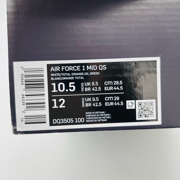 Nike Air Force 1 Mid QS Shoes - Picture 8 of 8